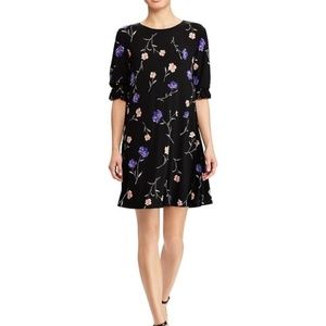 Lauren Ralph Lauren Floral gathered sleeve dress